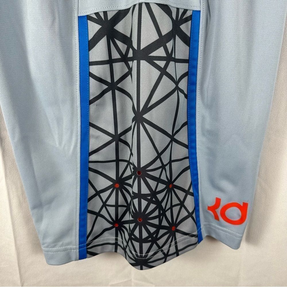 NWT Nike Men’s Kevin Durant KD Light Blue & Gray Dri-Fit Basketball Shorts M - Picture 12 of 15